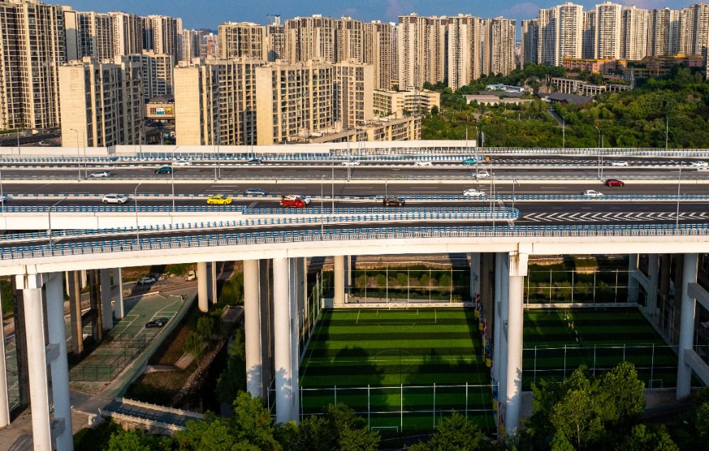 cn, 桥下闲置空